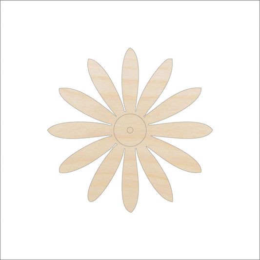 Flower Wood Craft Shape Unfinished Baltic Birch