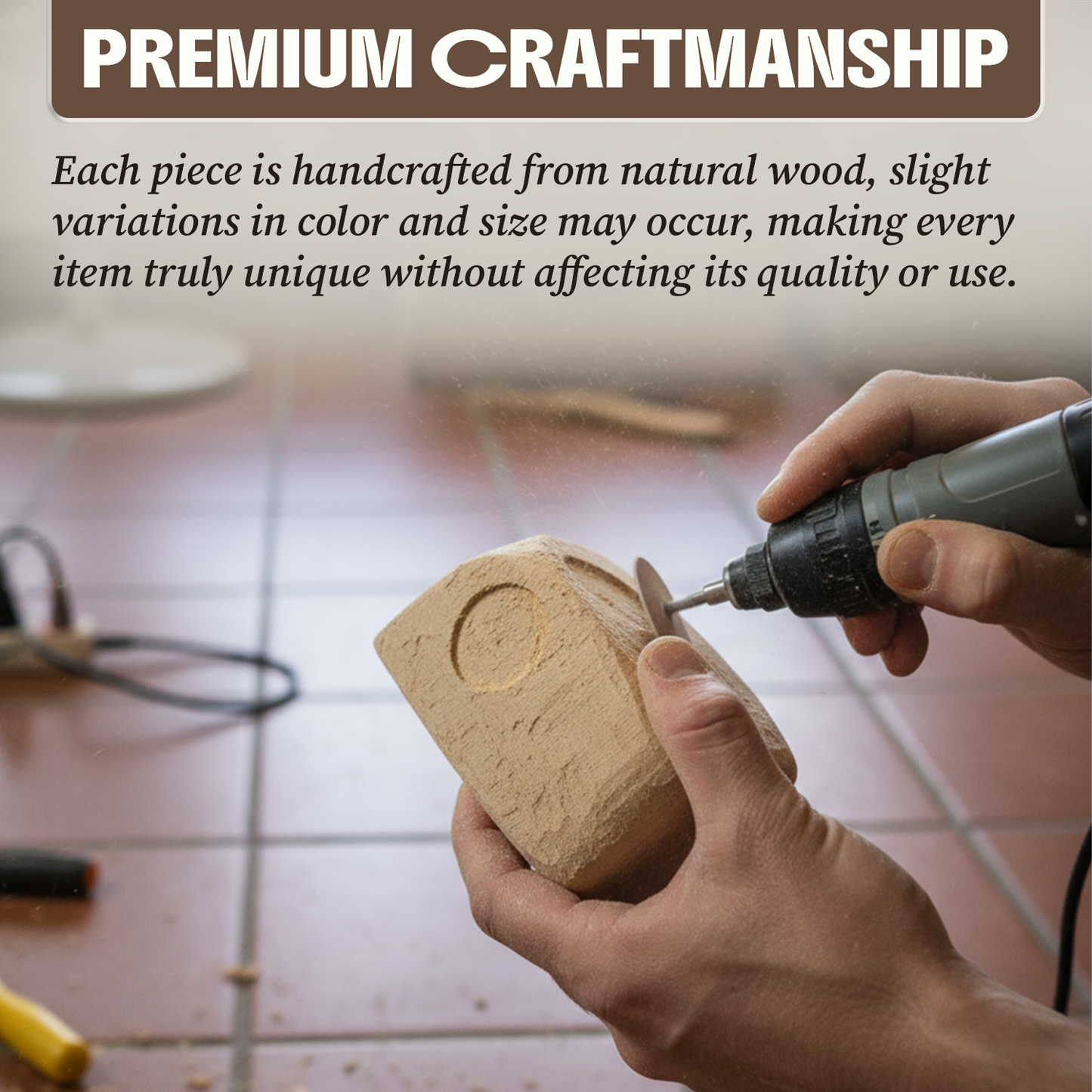 Handmade Nordic Wooden Owl Decor